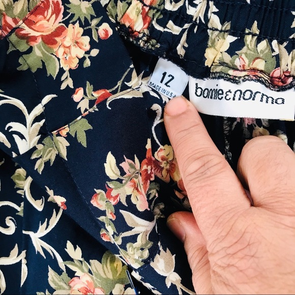 Bonnie & norma vintage suit 2 piece set skirt & button down shirt - Picture 10 of 14